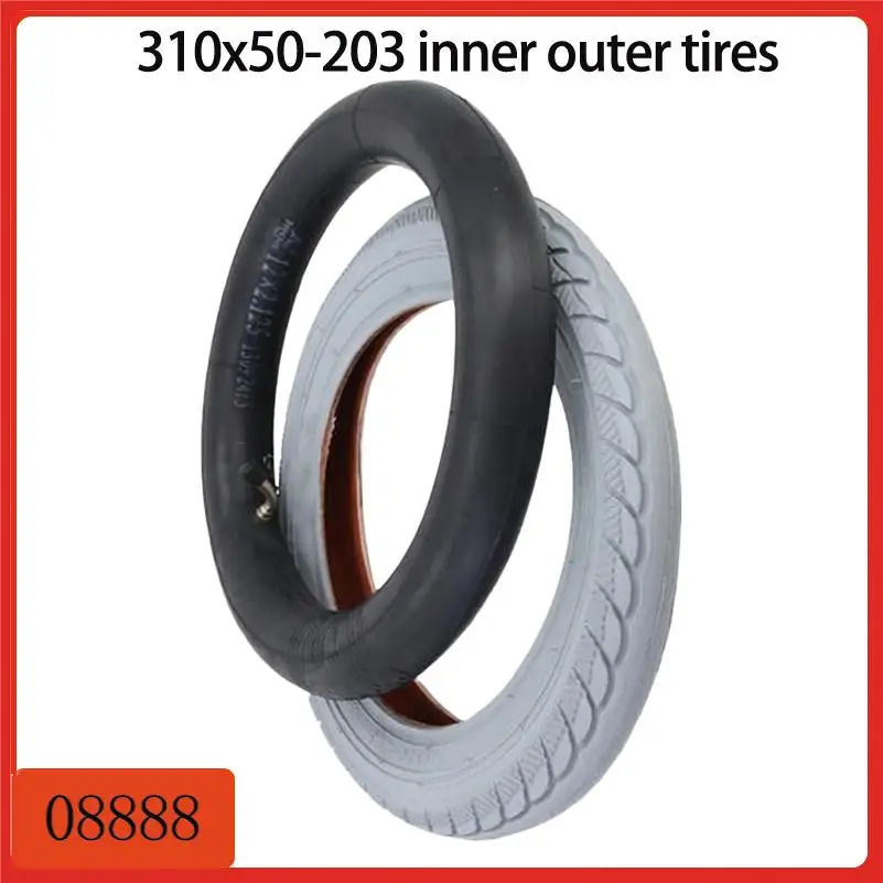 

Reliable Replacement 12 Inch 310x50-203 Inner and Outer Tires for Various E-Scooters