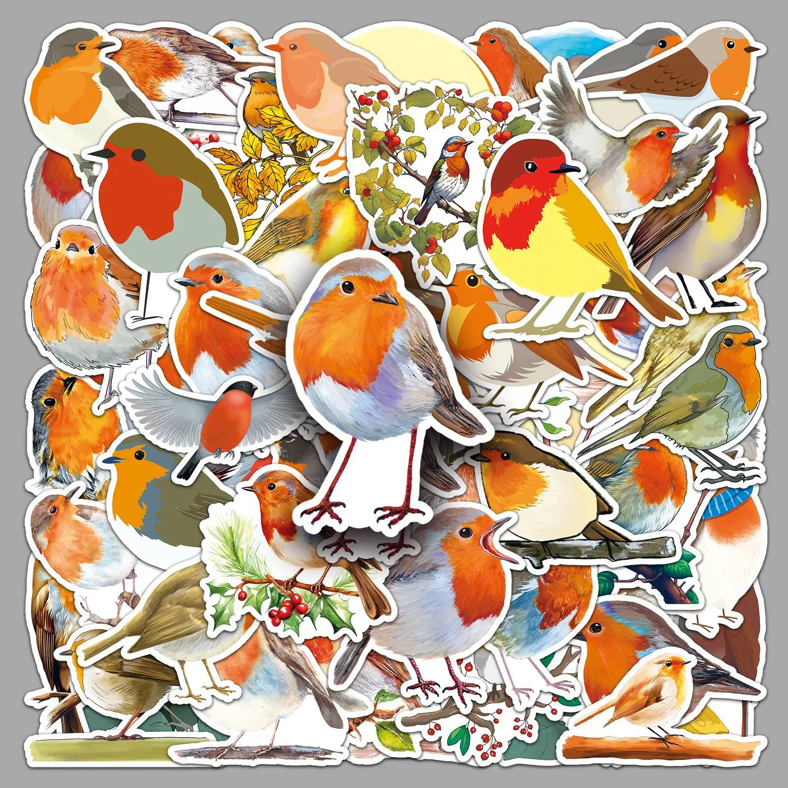 

10/30/50Pcs Mockingbird Graffiti Stickers Personalized Cartoon Cute Bird Decoration Stickers DIY Guitar Water Cup Skateboard