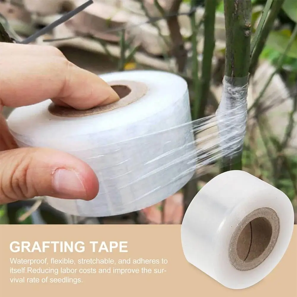 Grafting Tape Self Adhesive Fruit Tree Nursery Film Stretchable Plant Repair Wrap Floristry Grafting Tool