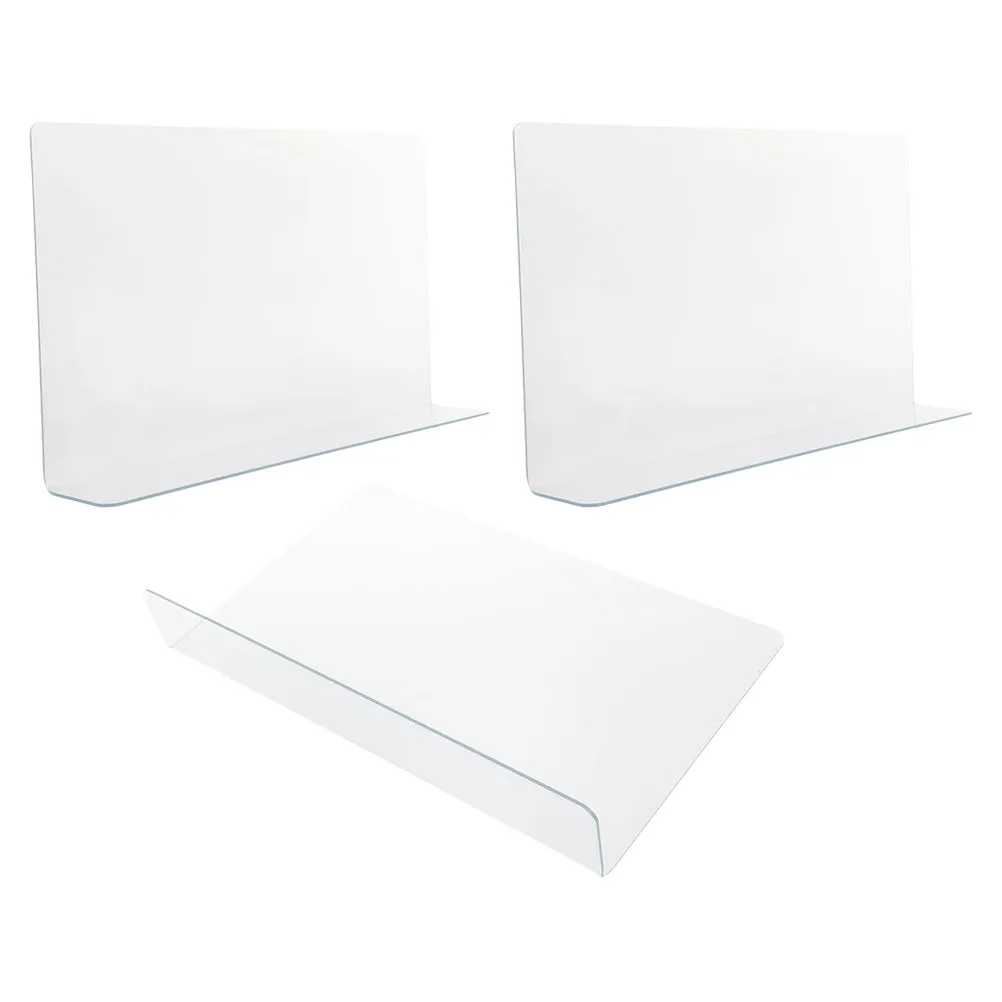 

3Pcs PVC Bathroom Splash Guard Corner Water Stopper for Bathtub Shower Sink Splash Guard Spatter Protector Shower Water Stopper