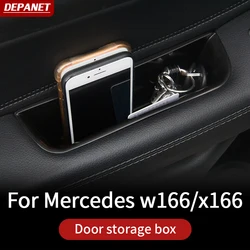 trim For Mercedes ML320 350 2012 GLE W166 coupe c292 350d  GL450 x166 GLS amg door Armrest Storage Box Container Tray Organizer