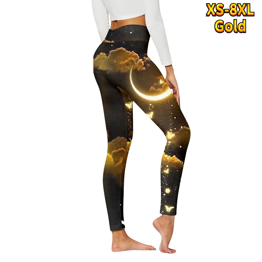 Women\'s Basic Love Diagrame Printed Yoga Pants Elastic Yoga Leggings Gym Jogging Fitness Clothes Quick Dry Slim Pants XS-8XL