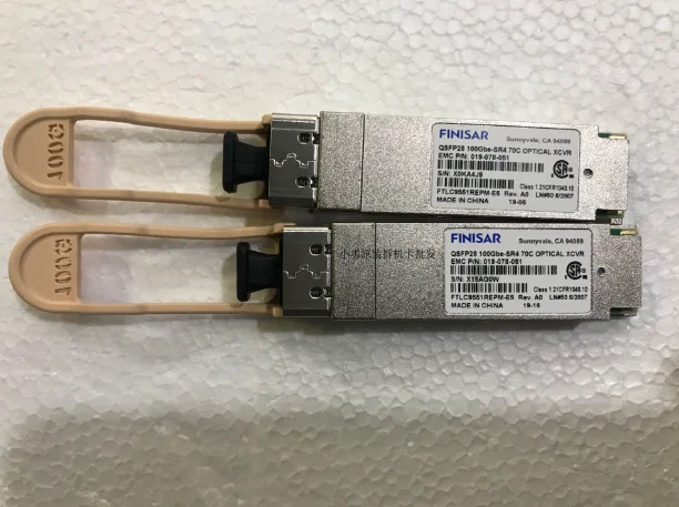 

Для оптоволоконного модуля FINISAR 100G FTLC9551REPM-E5 100Gbe-SR4