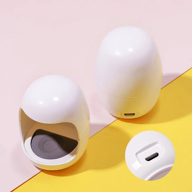Cute Egg Portable Travel Home 6W 3 Led Mini Nail Dryer Machine USB lampada UV lampada per Manicure per strumento per unghie Manicure a base di Gel