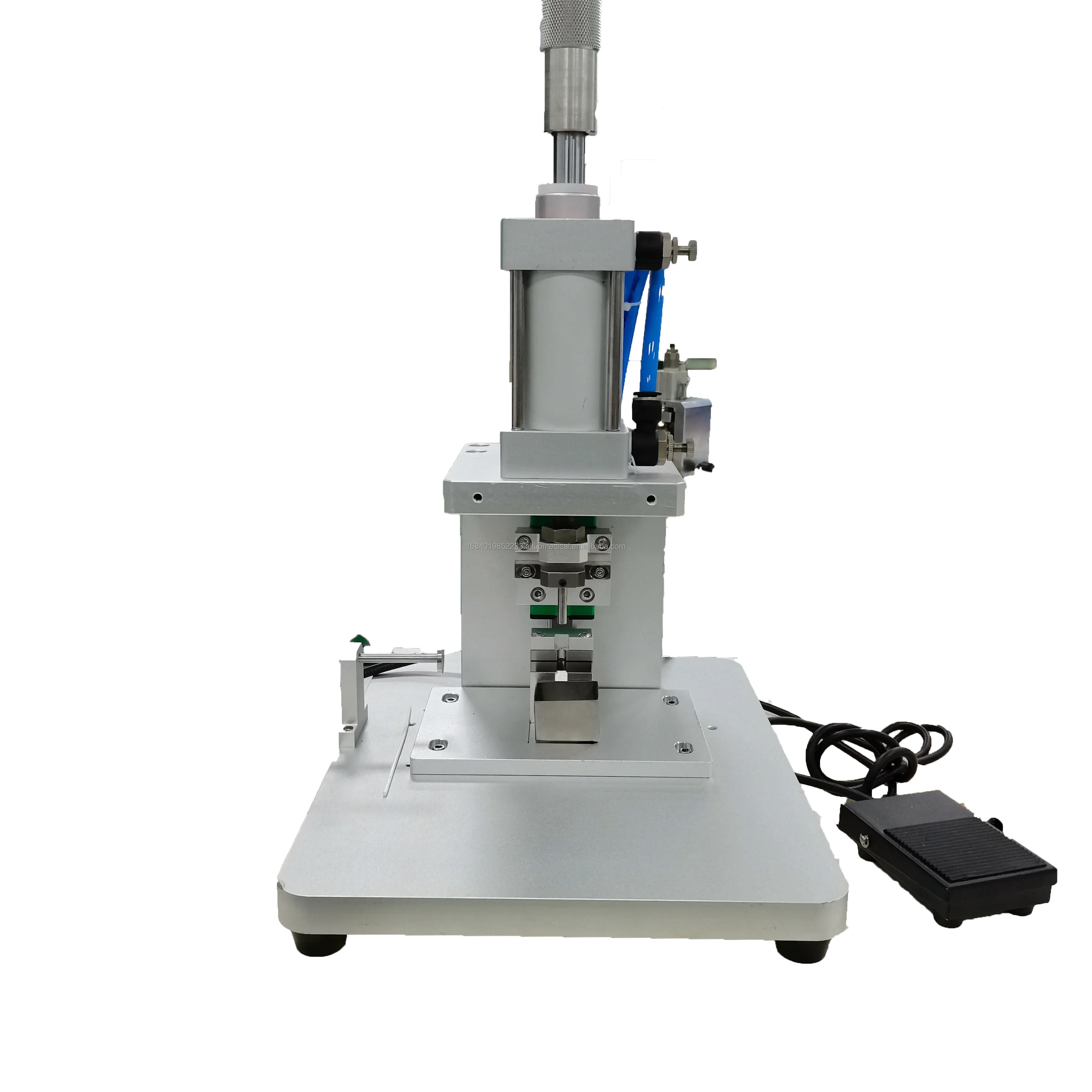 

Catheter Hole Punching Drilling Skiving Solutions Eye Punching and Forming Machine