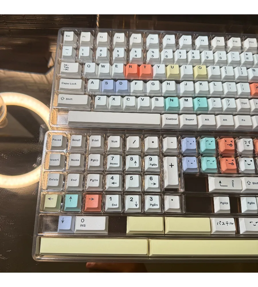 Text keycap Thickened material 1.7-1 Thickness Original height Five-sided sublimation keycap