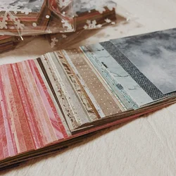 150 fogli arcobaleno colore Texture sfondo piccolo mestiere carta Junk Journal Ephemera Album Collage Scrapbooking materiale carta