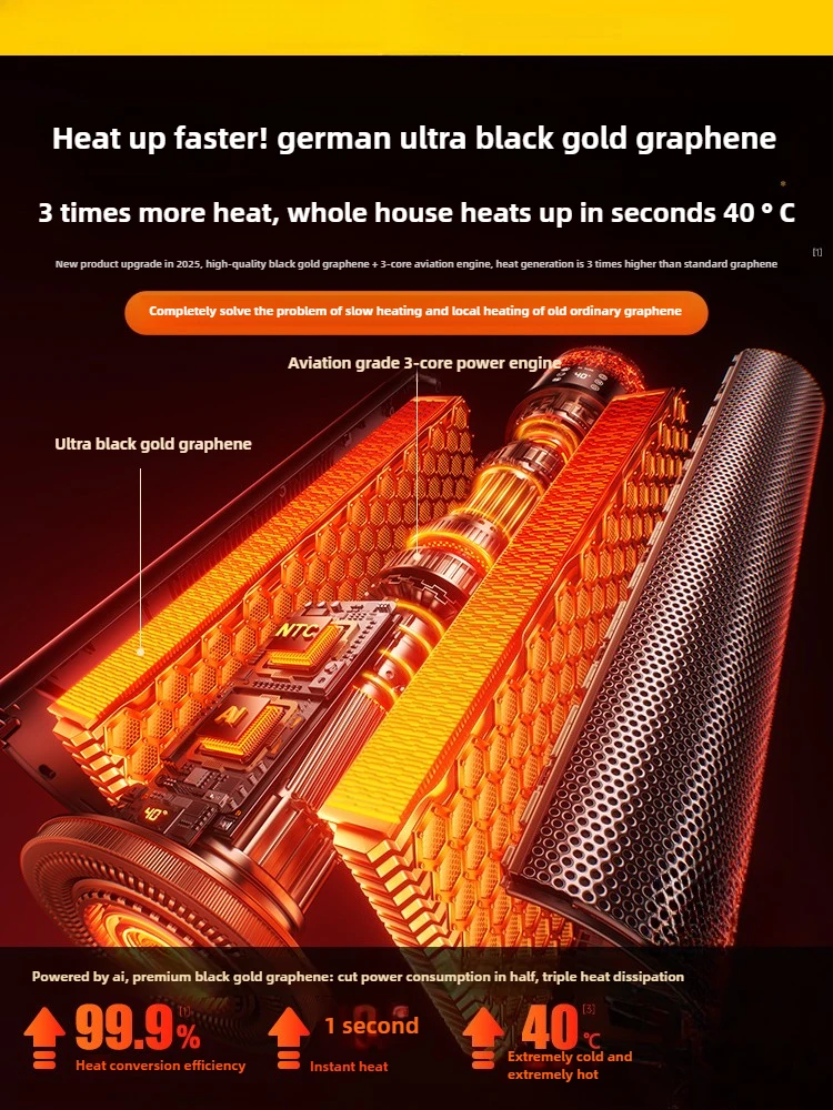 Heater Heater Household 2025 New Electric Heating Artifact Graphene