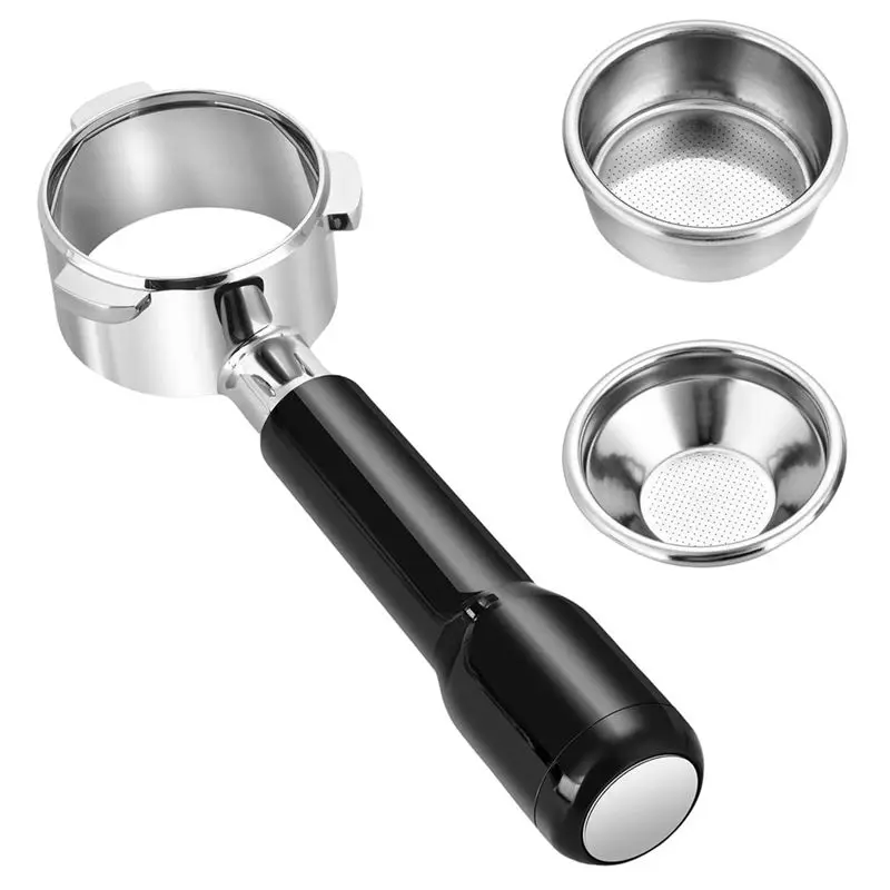 AA94-54Mm Bottomless Portafilter With 2 Filter Baskets For Breville 8 Series/Solis Type 1170 And BES870 / BES880 Portafilter
