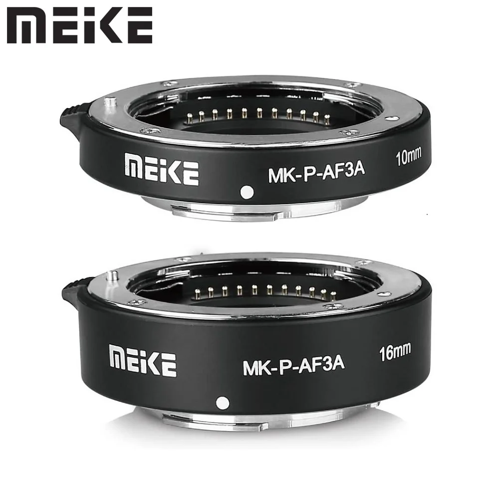 Meike MK-P-AF3A Auto Focus Macro Extension Tube Ring for Olympus Panasonic M4/3 Mount GX7 GX8 GX80 GX85 GH5 E-PL1 E-PL2/3 E-PL7