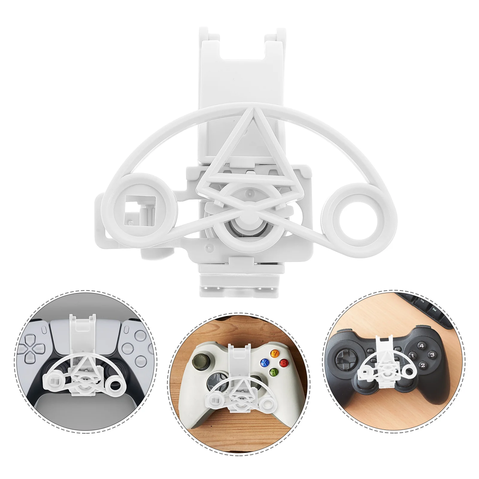 

Steering Wheel Stand Portable Mini Game Controller Holder For Racing Game Realistic Experience Gaming Accessory