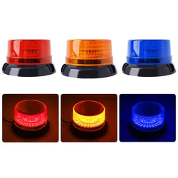 1Pcs Rotating Warning Ceiling Flashing Beacon Light Cigarette Lighter Power On LED Car Alarm Traffica Safety Indication Lamp