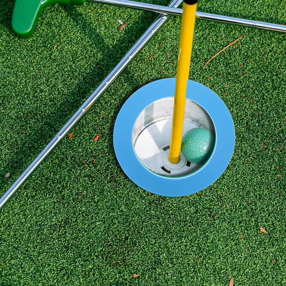 

2 шт. портативные регулируемые тренировочные чашки для гольфа, инструмент для отработки ударов и точности, для использования в помещении и на улице