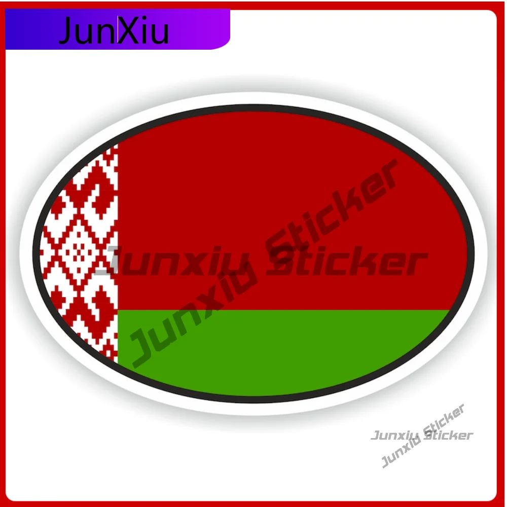 

Belarus Oval Sticker with Heavy Duty Vehicle Sticker For Wall Bumper Scratch Cover Decoration Auto Accessories Exterior Vinyl