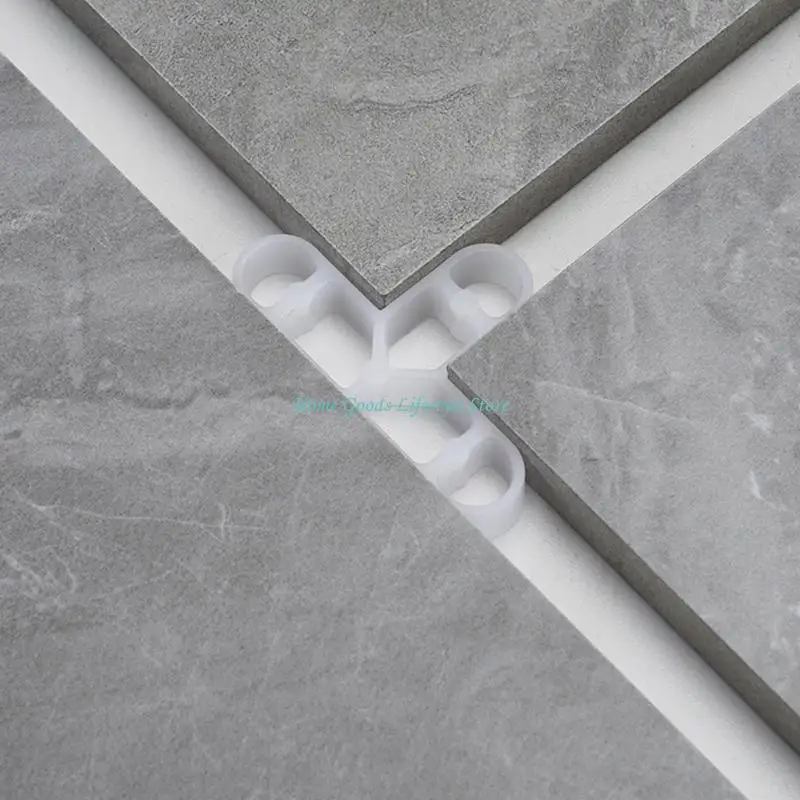 200개 다용도 10mm 3/8인치 투명 타일 스페이서 벽돌 및 데크 보드 분리용 휴대용 액세서리