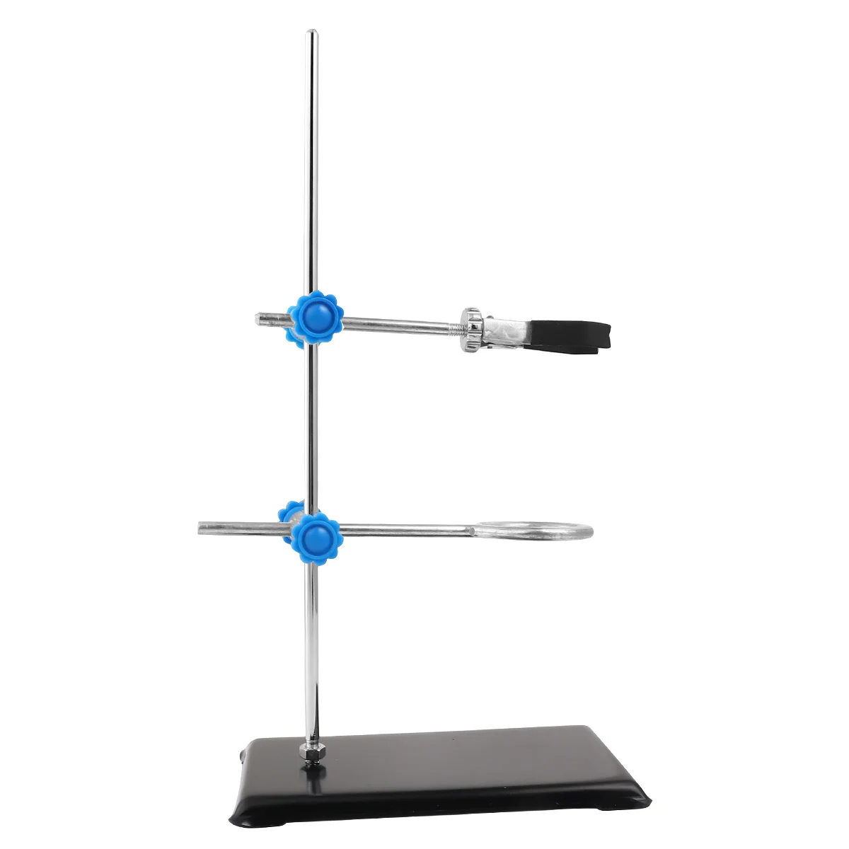 

Portable Mini Square Base Stand Laboratory Support Tool Chemistry Physics Experiment Rack Frame Clamp Metalware Lab Equipment