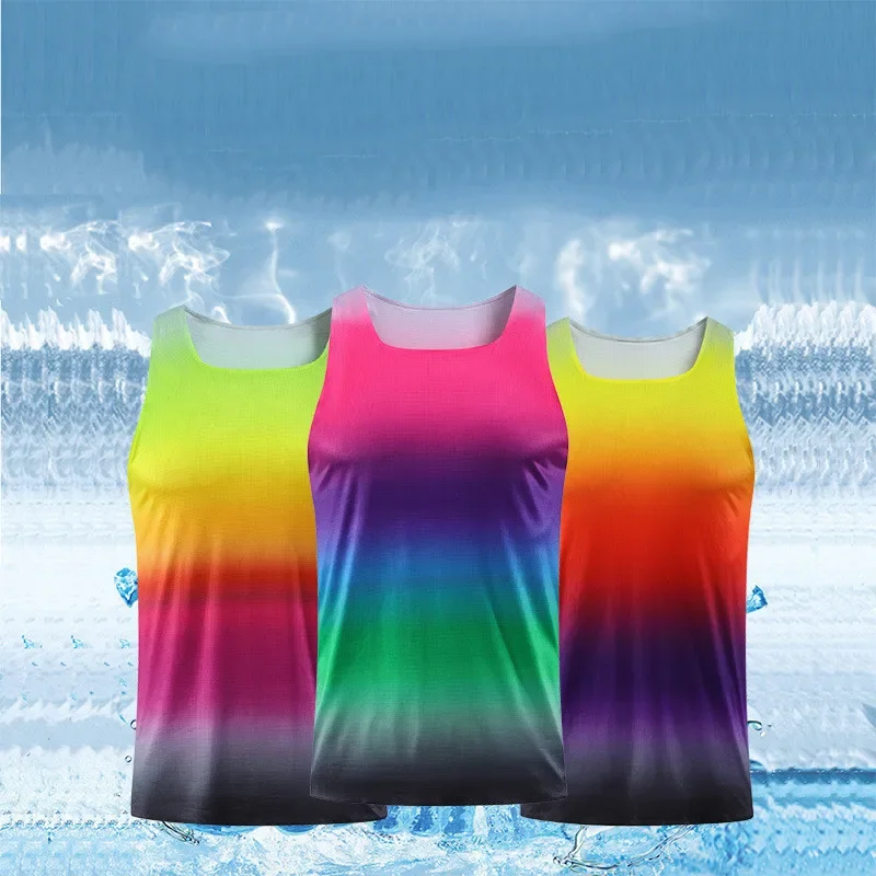 

Adult Men Women Running Hiking Shirts Tight Gym Tank Top Fitness Marathon T-shirts Sport Exercise Basketball Vest Men's Clothes