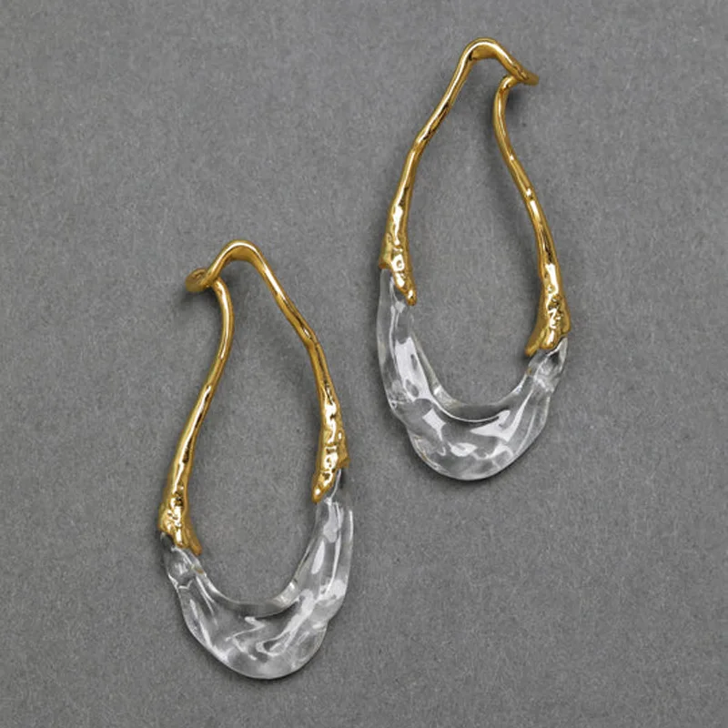 Modern Jewelry European and American Design Irregular Earrings For Women Party Gifts Exaggerative Ear Accessories Hot Selling