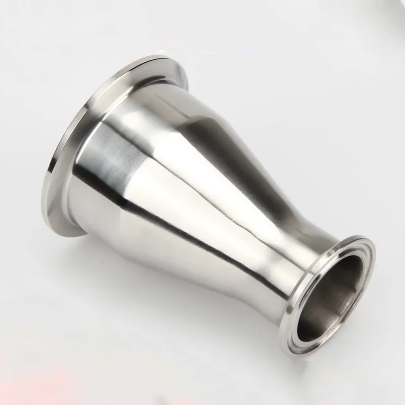 19/25/32/38/45/51/57/63/76/89/102Mm Reducer SS304 Stainless Steel Sanitary Ferrule 50.5-119Mm Concentic Pipe Fitting Tri Clamp