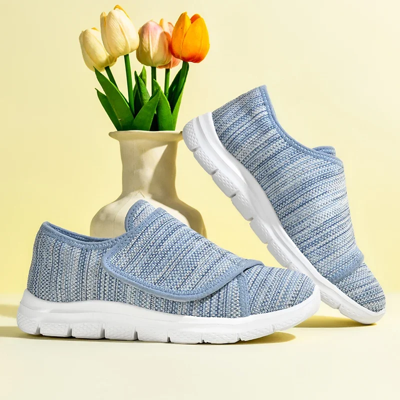 Women Men Comfortable Breathable Soft Medical Orthopedics Diabetic Shoes Diabetes Walking Sneakers Men Women Adjusting Big Size