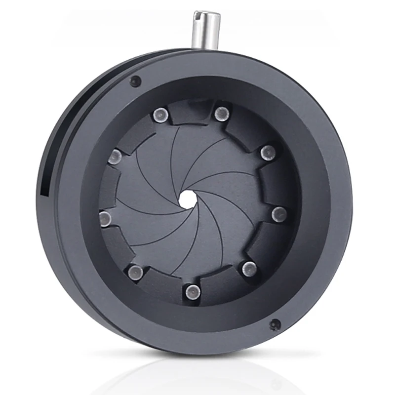 Adjustable Aperture 1-10.4mm Iris Diaphragm Microscope Camera Module DIY Retrofit Adapter Ring