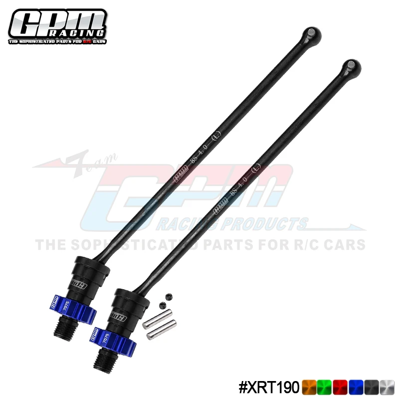 

GPM Carbon Steel F/R Driveshaft & 7075 Alloy Hex For TRAXXAS XRT #7895 WideMaxx