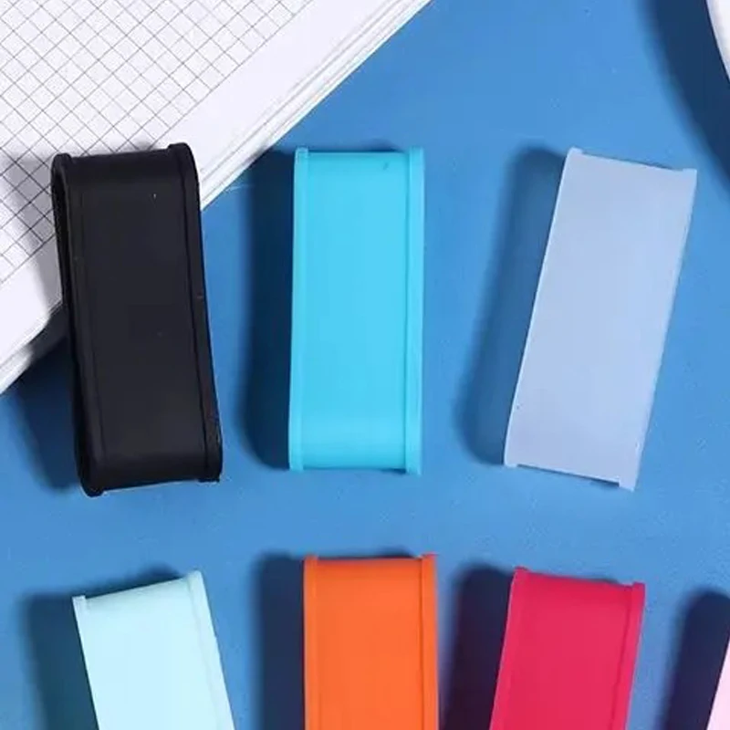 Anillos de agarre para raqueta de tenis de silicona, bandas de goma absorbentes del sudor, cierre de mango elástico, accesorios de tenis estirables, 4 Uds.