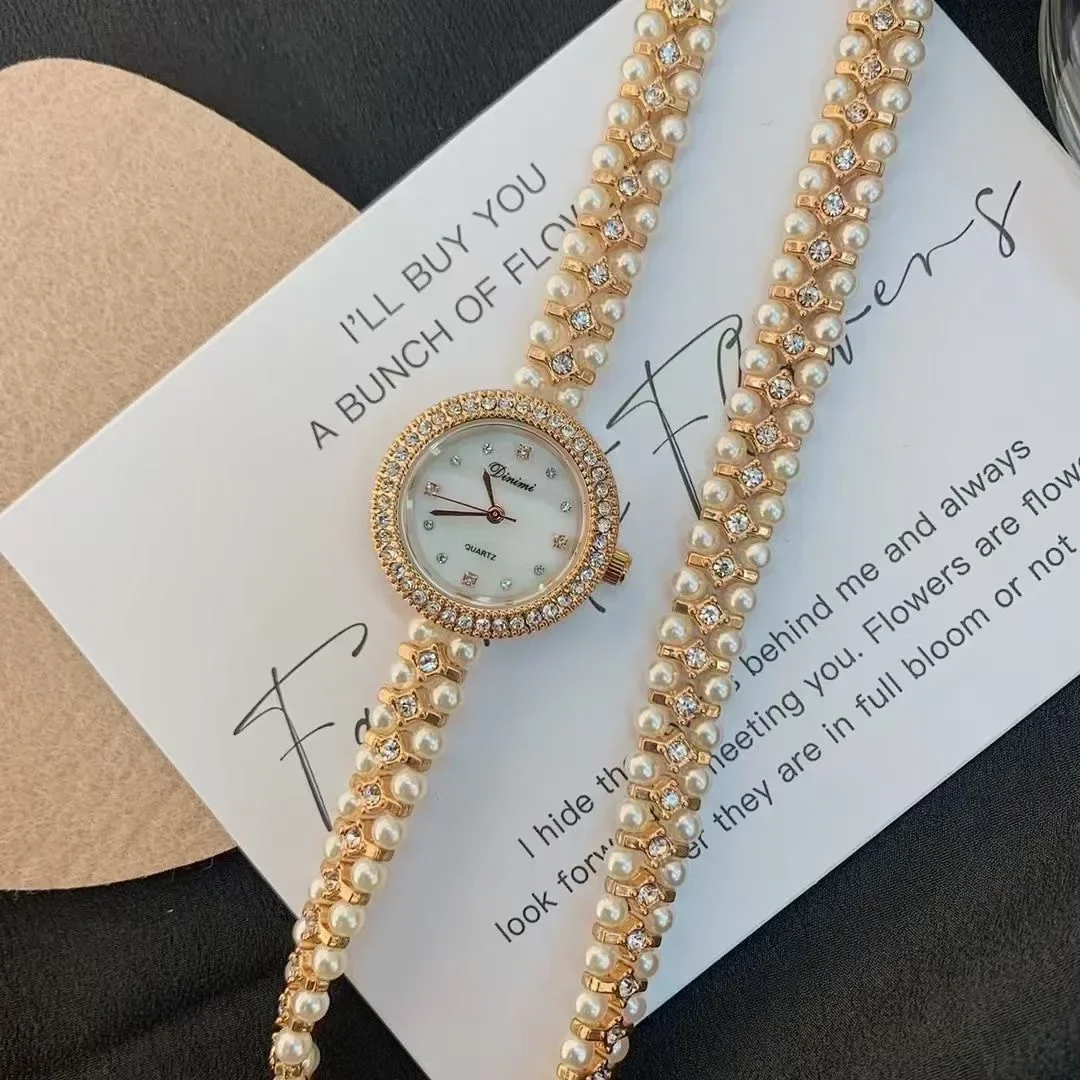 Jam Tangan Kuarsa Wanita Baru Jam Tangan Wanita Baja Tahan Karat Reloj Mujer Jam Persegi Oval Emas Dial Bunga Berlian Sederhana Mewah