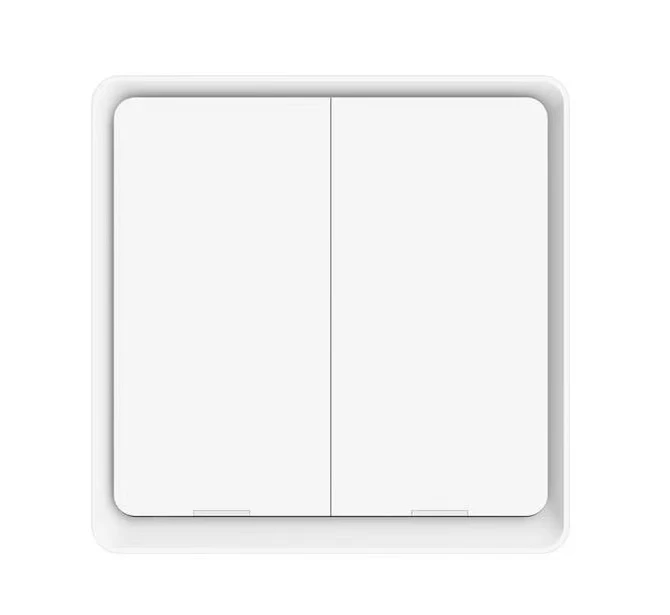 

2-бандовый выключатель питания ZigBee для 6 умных сцен, умного дома с наклейками через приложение