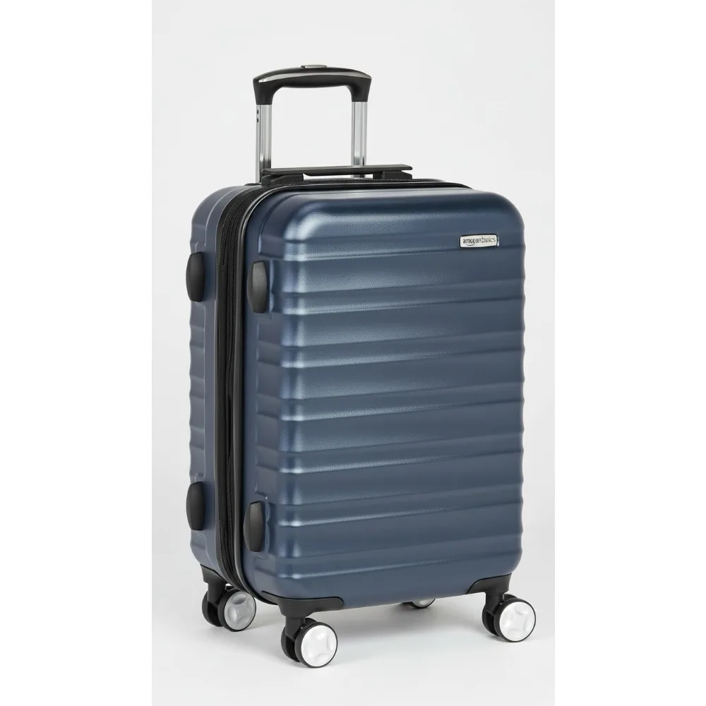 

21-Inch Carry-On Luggage with 8 Spinner Wheels, TSA Lock, Expandable Hardside Suitcase for Travelers
