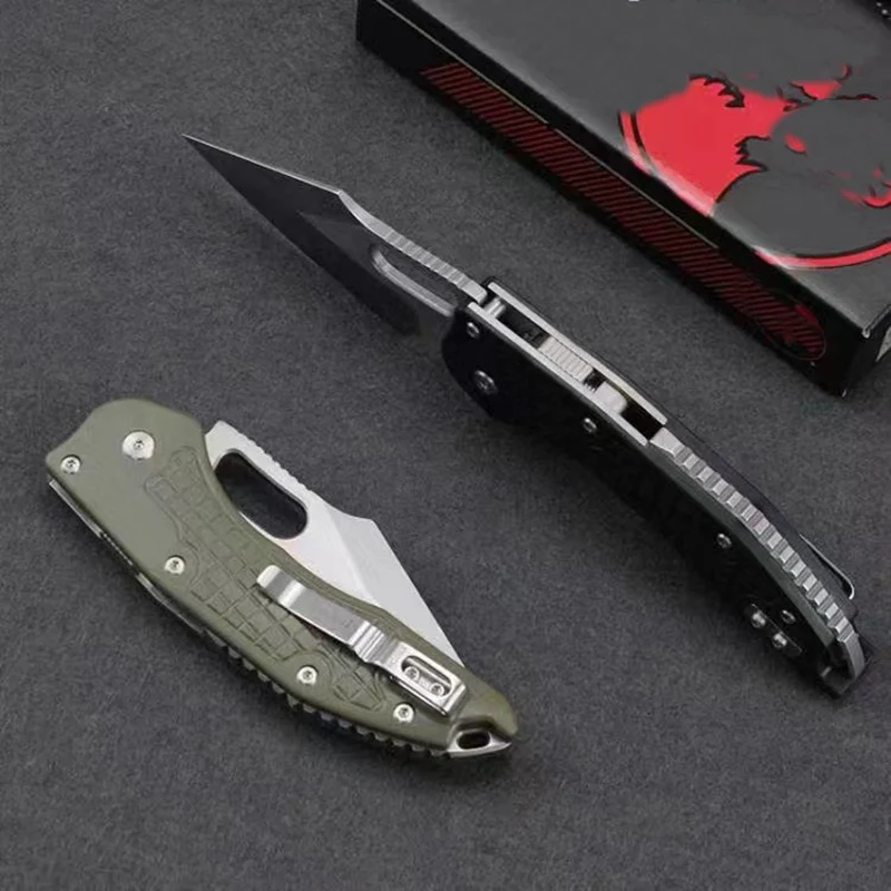 LEMIFSHE Made MT cuscinetto a sfere G10 manico 9 cr15mov lama caccia tattiche di sopravvivenza strumento EDC coltello pieghevole coltello da tasca