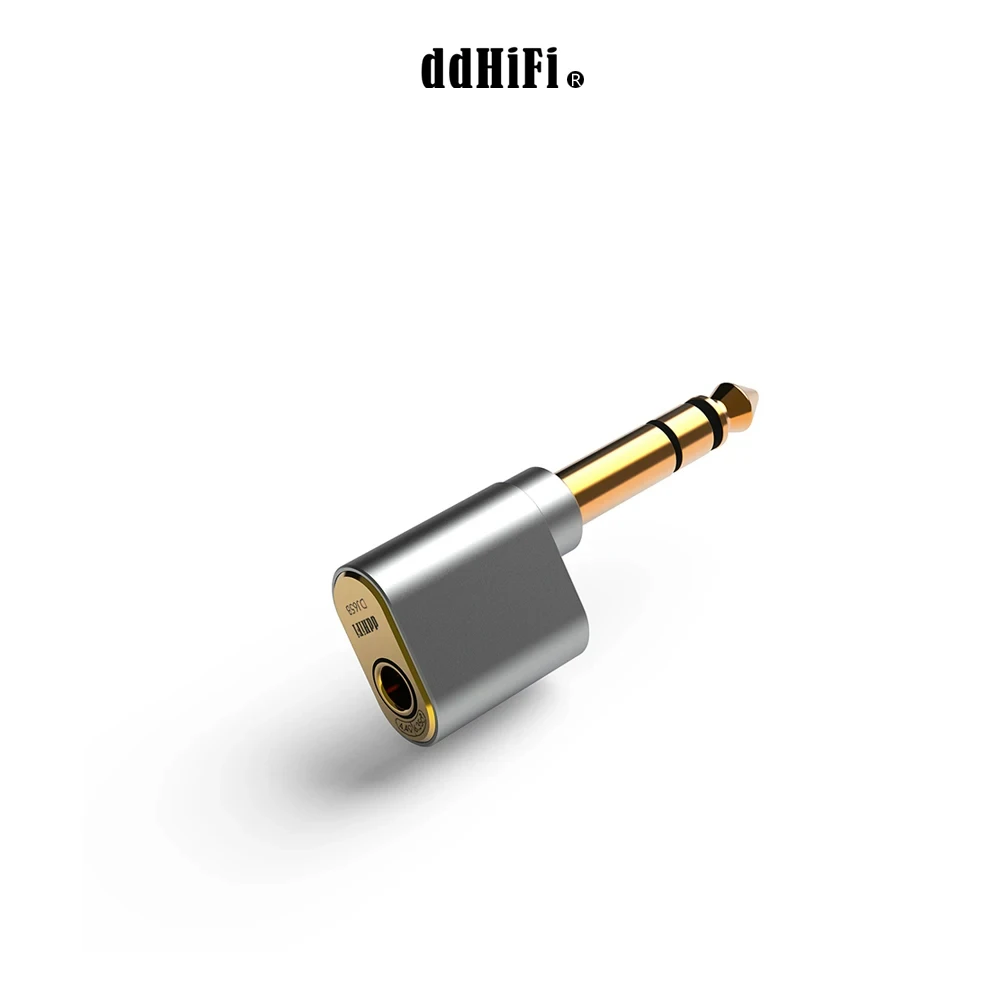 

Аудиоадаптер DDHiFi DJ65B(AL) со штекером 6,35 мм на гнездо 4,4 мм для настольных усилителей устройств с выходным портом 6,35 мм