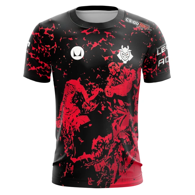 2023 New G2 Esports Blast CSGO Men s T shirt Team Game Uniform Sportswear Fans Short Sleeve T shirt Customizable Name AliExpress