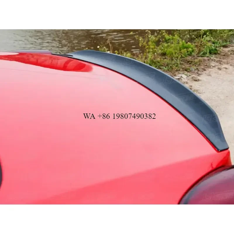 Wmwmnu For California 2009-2014 Revoz Style Carbon Fiber Rear Spoiler Wing Trunk Lip Aerodynamic Body Kit Auto Accessories