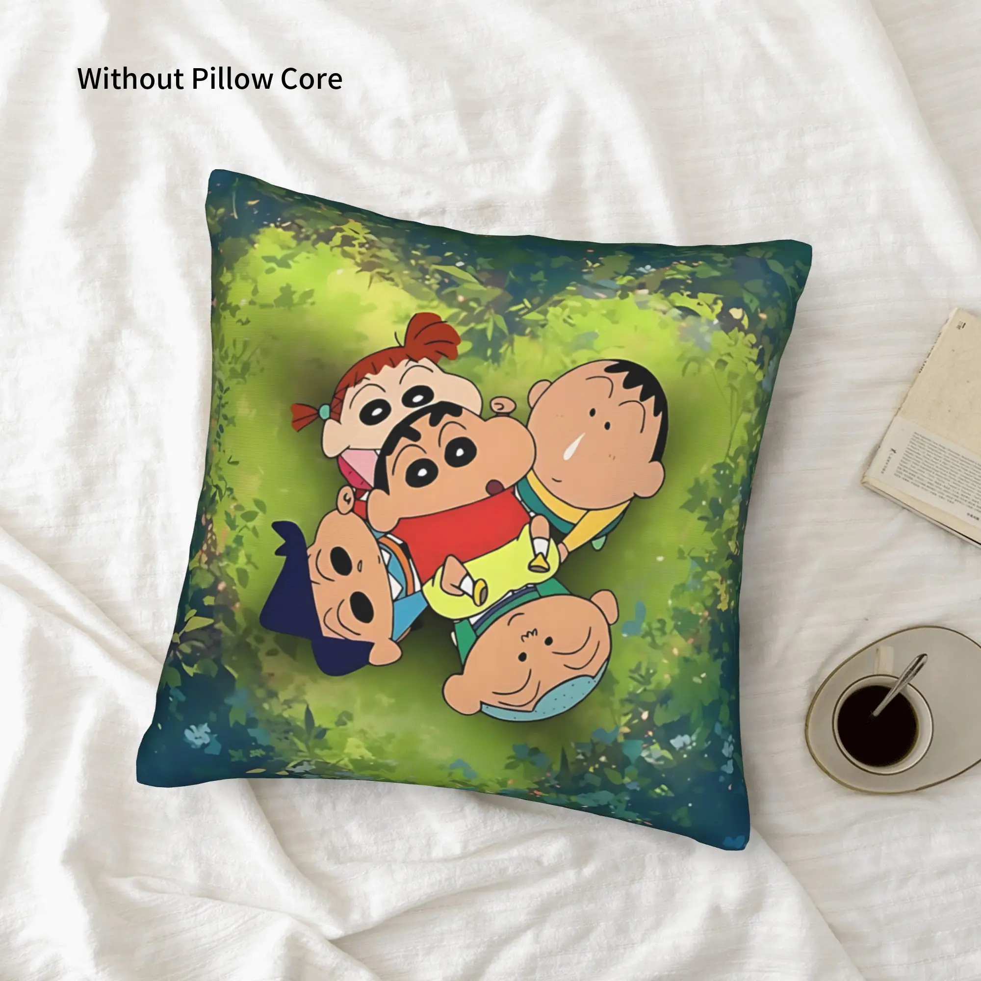 1PC Crayon S Shin chan Pillow Case Home Decor Items Double-Sided Printing  Sofa Cushion Bedroom Bedside Pillow