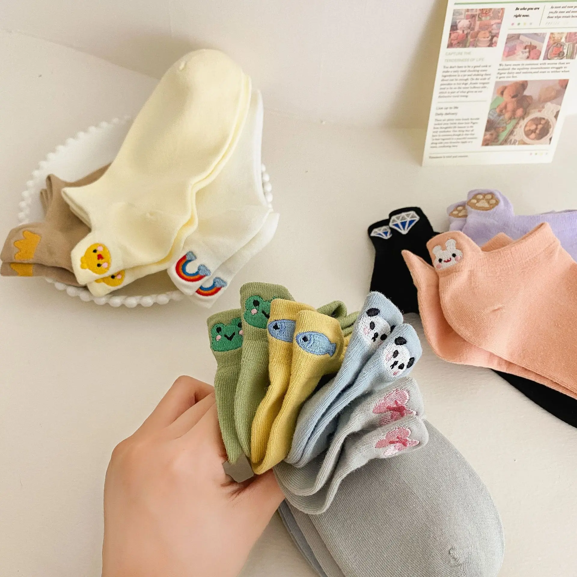 5 Pasang Kaos Kaki Wanita Untu - Ankle Sock Low Cut ulasan dan harga