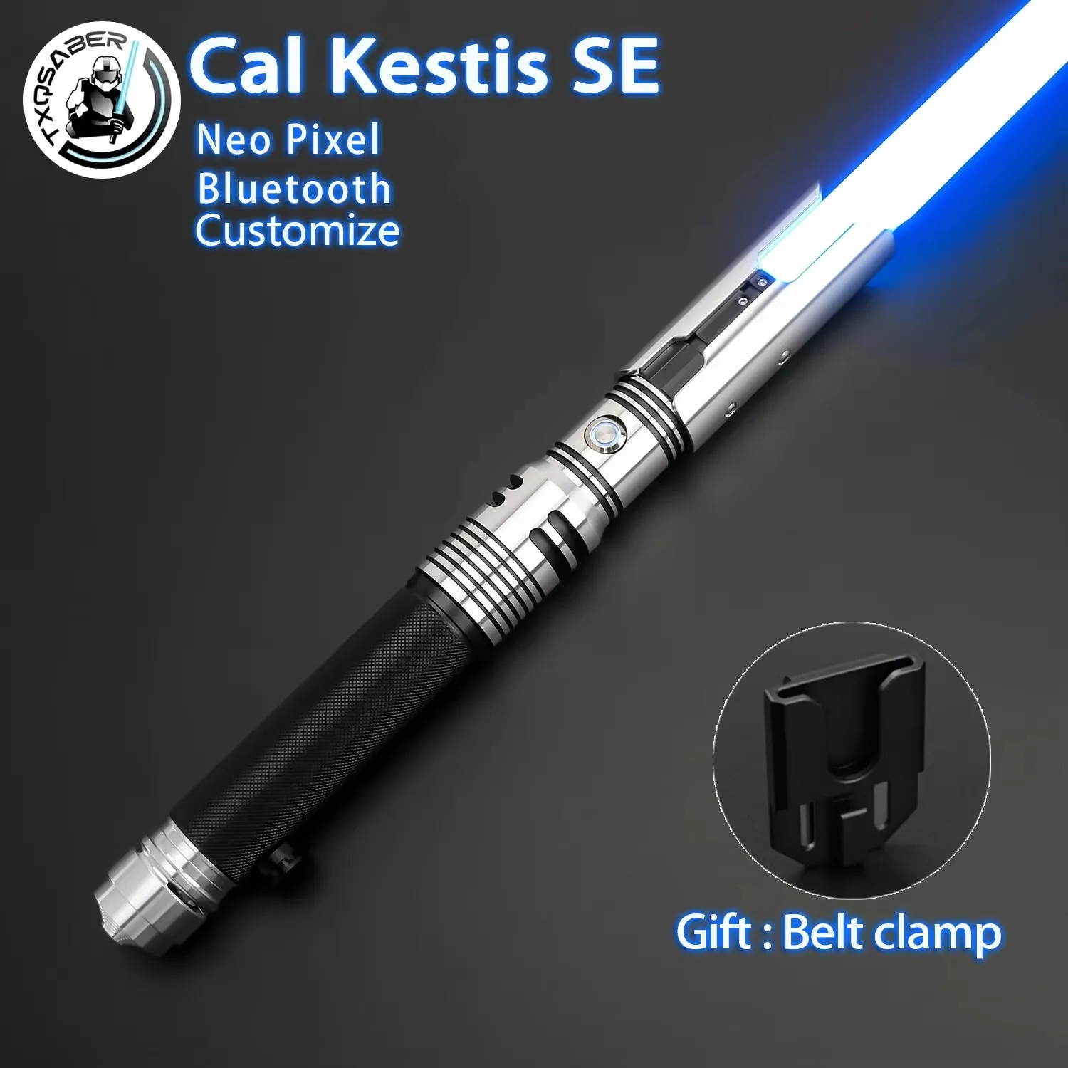 

TXQSABER Cal Kestis SE New Lightsaber Metal Hilt Heavy Dueling Proffie 2.2 Light Sword SNV4 Neo Pixel Force Jedi Cosplay Gift