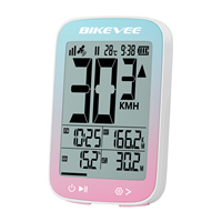 Type-C Rechargeable GPS Bike Computer Multilanguage Wireless Bicycle Odometer Speedometer Tracker with Auto Start/Stop/Backlight