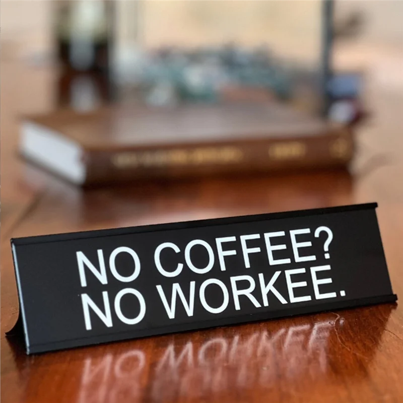 BAAG-Funny Office Decor Sign Funny Office Decoration Logo Durable Easy Install Easy To Use B