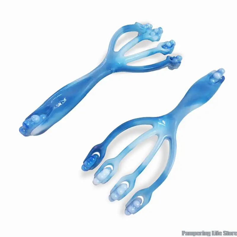 1 Pc Four-claw Roller Handheld Full Body Relaxation Massage Comb Head Scalp Neck Foot Massage Relaxation Health Tool Care view 2