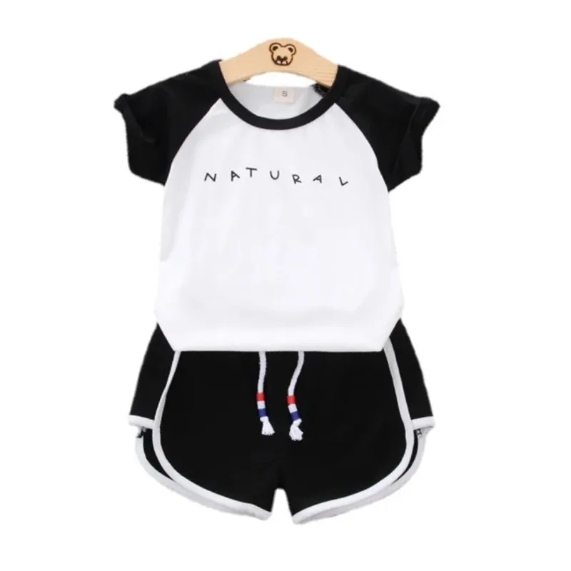 

Summer Fashion Baby Clothes Suit Children T-Shirt Shorts 2Pcs/Sets Infant Girls Clothing Toddler Casual Costume Kids Tracksuits