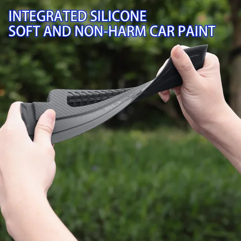 Non-Scratch Soft Silicone Handy Squeegee Car Wrap Tools Water Window Wiper Drying Blade Clean Scraping Film Scraper Accessories 8 best sales car squeegee - №1