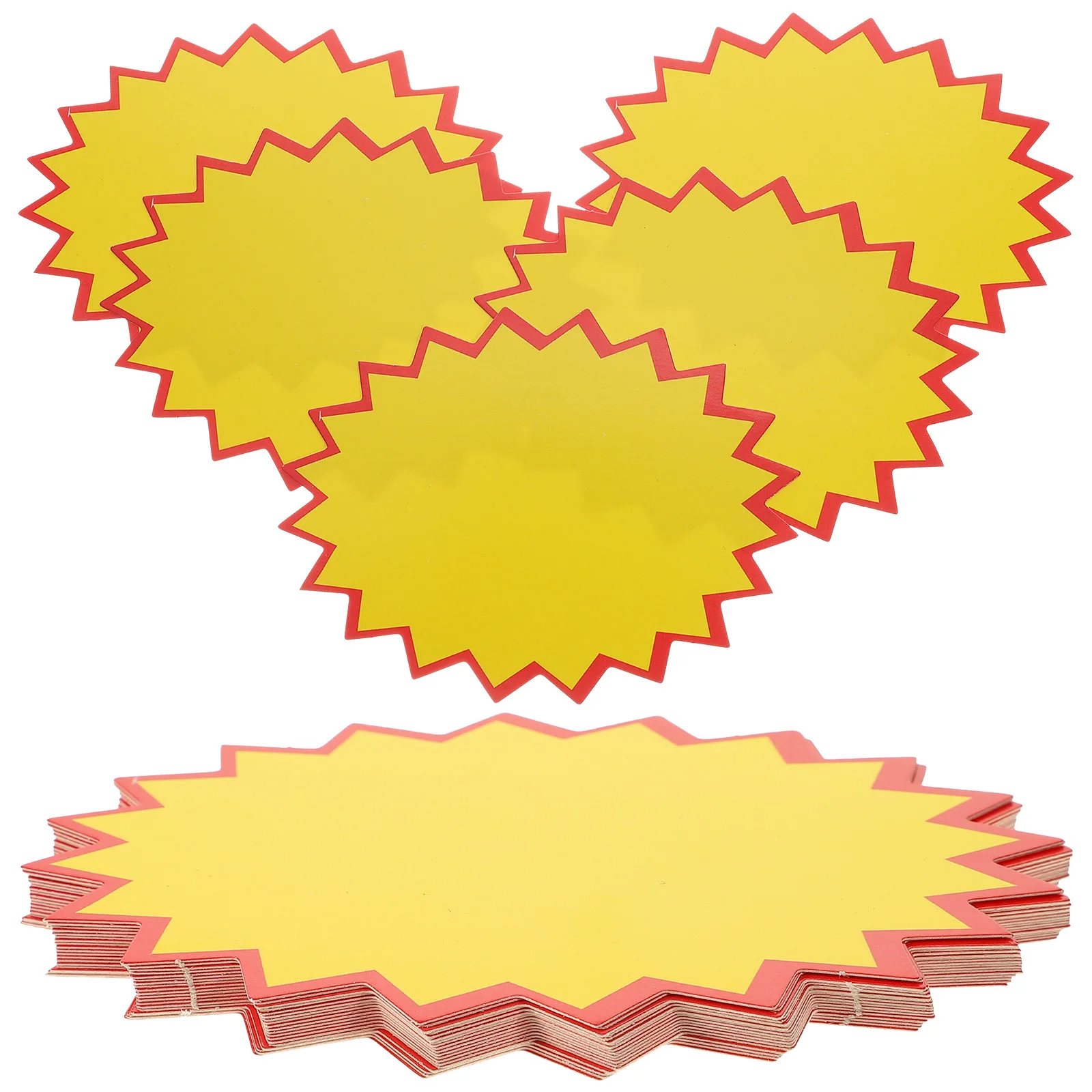 

100 Sheets Price Tags High-Grade Paperboard Durable Commodity Price Signs Retail Store Advertising Sale Promotional Tags