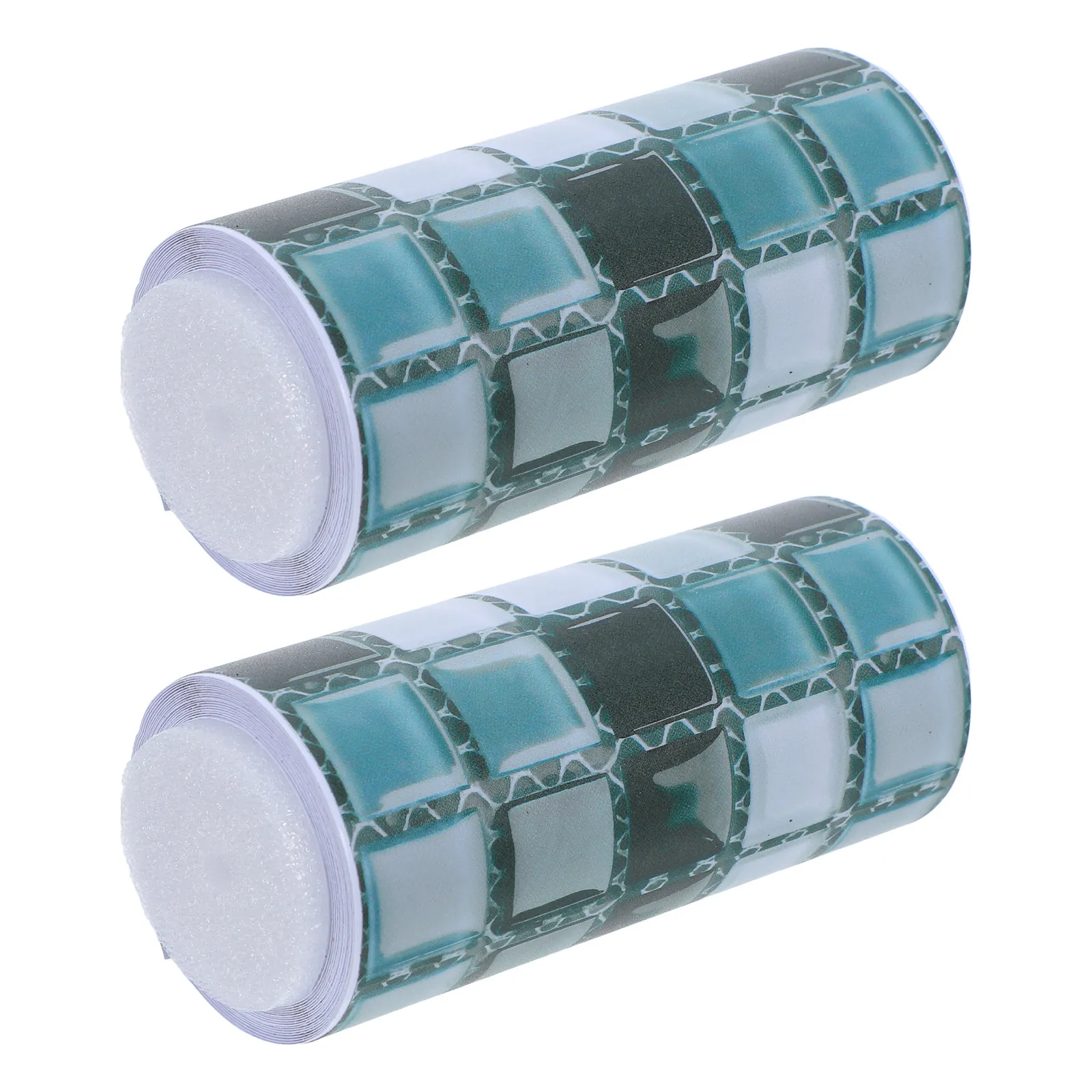 2 Rolls Checked Bulletin Board Borders Self-Adhesive Wall Chalkboard Stickers Peel Stick Notice Board Trim for Classroom Office