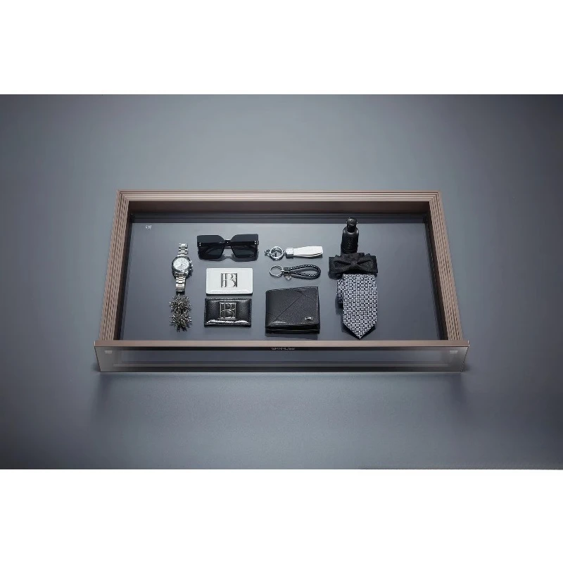 الأثاث خزانة الأجهزة خزانة غرفة نوم الملحقات الجلود تخزين سحب رف بنطلون #5