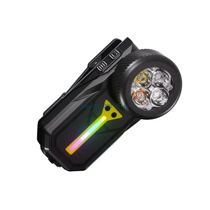  360 Degree Adjustable Clip On Work Light Featuring Motion Detection And Variable Brightness