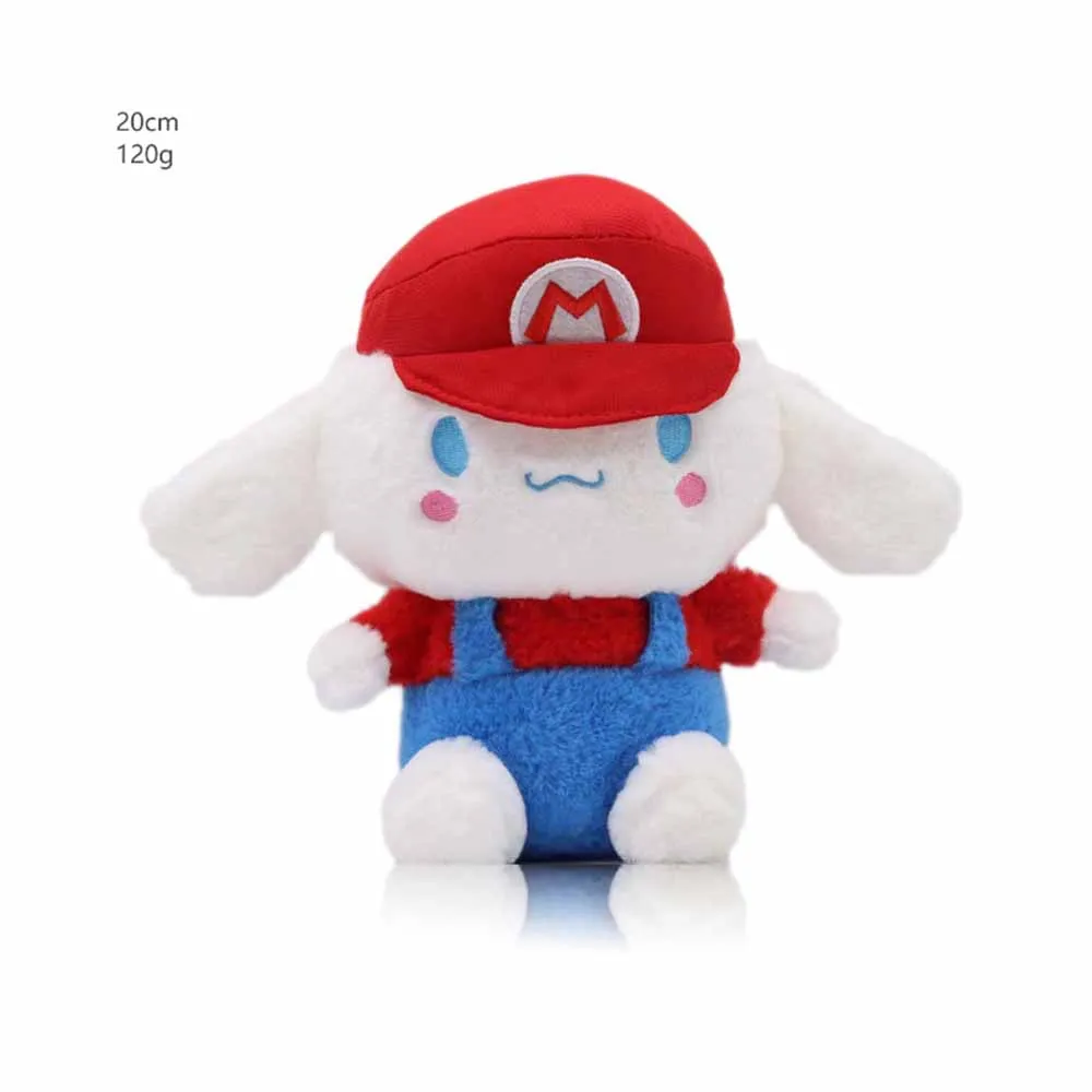 20Cm Schattige Pop Sanrio Knuffels Cartoon Rolmelodie Cinnamorol Pochacco Pom Pom Purin Kuromi Kawaii Verjaardag Kerstcadeaus