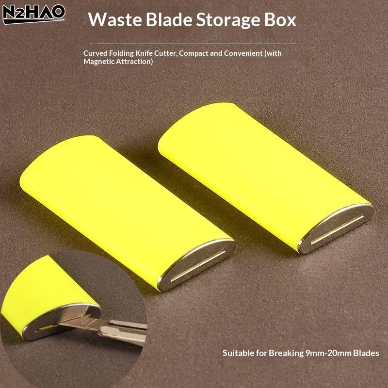 Professional Snap Off Knife Disposal Box  Blade Waste Storage Organizer for Safe and Convenient Use in Crafts DIY Projects