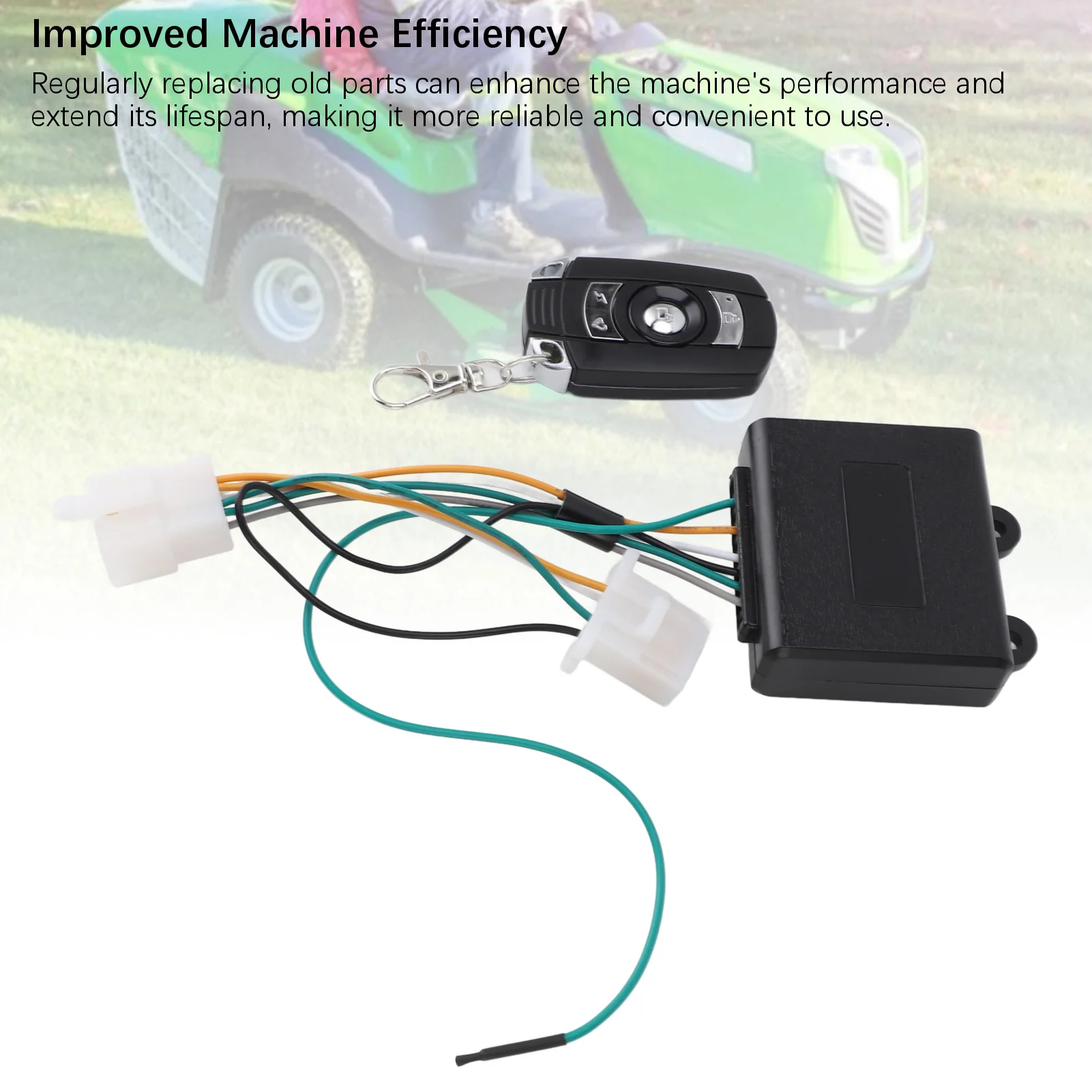 Gasoline Generator Remote Control Kit Compact Rubber Plastic Easy Installation Gasoline Generator Parts Lightweight for Pumps