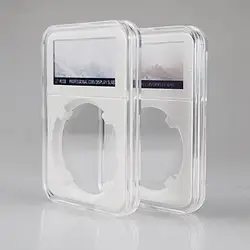 PCCB Coin Holder Transparent Plastic Coin Holder PCCB Professional Coin Display Slab Grade 40mm PCGS Diameter NGC Storage Case